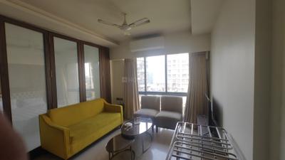 Living Room Image of 600 Sq.ft 1 BHK Apartment / Flat for rent in Omkar Vive, Kurla West Mumbai for Rs. 64999