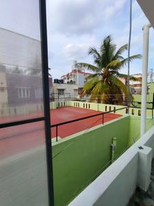 Balcony Image of 550 Sq.ft 1 BHK Builder Floor for rent in Vibhutipura Bengaluru for Rs. 20000