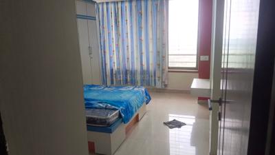 Bedroom Image of 1350 Sq.ft 2 BHK Apartment / Flat for rent in Beverly Park, Nerul Navi Mumbai for Rs. 82000
