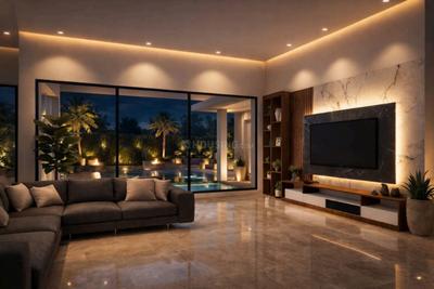 Hall Image of 4000 Sq.ft 4 BHK Villa for sale in Thevakkal Kochi for Rs. 28000000