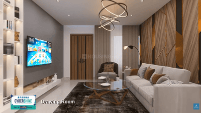 Living Room Image of 1325 Sq.ft 2 BHK Apartment / Flat for sale in Aparna Cyber Shine, Osman Nagar Hyderabad for Rs. 11000000