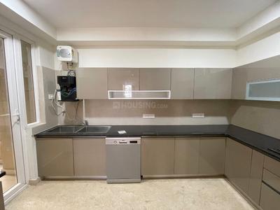 Kitchen Image of 3000 Sq.ft 3 BHK Apartment / Flat for rent in Green Lotus Saksham, Nabha Zirakpur for Rs. 45000
