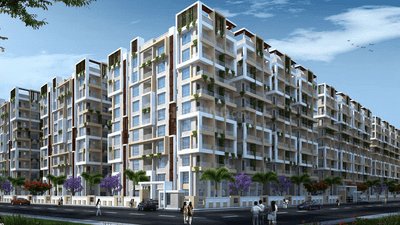 Image of 1690 Sq.ft 3 BHK Apartment / Flat for sale in Gowlidody, Hyderabad for Rs. 12600000
