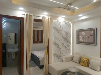 Living Room Image of 600 Sq.ft 2 BHK Builder Floor for rent in Dwarka Mor New Delhi for Rs. 22500