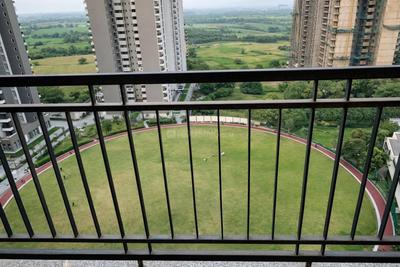 Balcony Image of 2002 Sq.ft 3 BHK Apartment / Flat for rent in Sobha City, Sector 108 Gurgaon for Rs. 70000