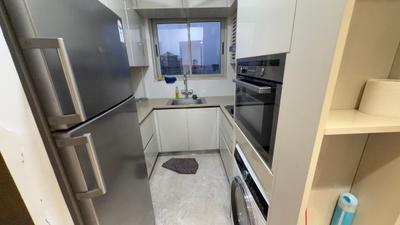 Kitchen Image of 600 Sq.ft 1 BHK Apartment / Flat for rent in Hiranandani Highland A B C D And E Wing, Powai Mumbai for Rs. 58000