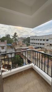 Balcony Image of 1000 Sq.ft 2 BHK Apartment / Flat for sale in Valasaravakkam Chennai for Rs. 10500000