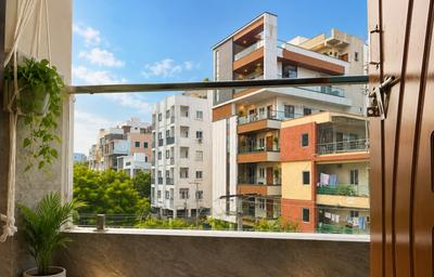 Balcony Image of 1050 Sq.ft 2 BHK Independent House for rent in Gachibowli Hyderabad for Rs. 35000