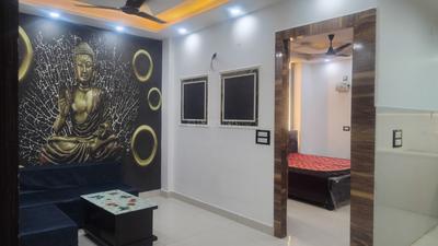 Living Room Image of 660 Sq.ft 2 BHK Builder Floor for rent in Saarthi Affordable Homes, Uttam Nagar New Delhi for Rs. 26000