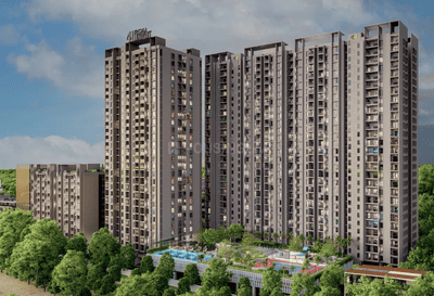 Image of 980 Sq.ft 2 BHK Apartment / Flat for sale in Krisala 41 Luxovert, Tathawade, Pune for Rs. 8900000