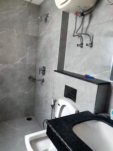 Bathroom Image of 1099 Sq.ft 2 BHK Apartment / Flat for rent in Rishita Manhattan, Gomti Nagar Extension Lucknow for Rs. 35000
