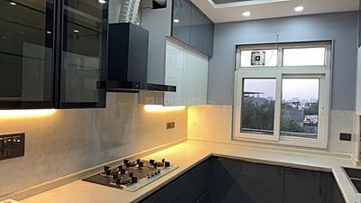 Kitchen Image of 2450 Sq.ft 3 BHK Builder Floor for rent in Sector 23A Gurgaon for Rs. 61000