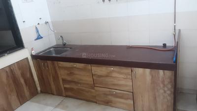 Kitchen Image of 620 Sq.ft 1 BHK Apartment / Flat for rent in Shree Vijaya Residency, Parel Mumbai for Rs. 75000