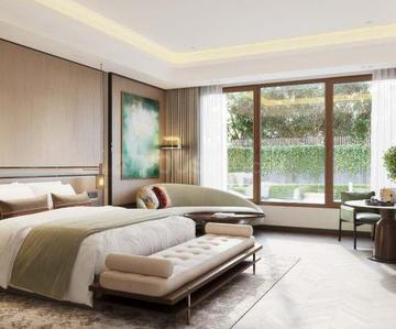 Bedroom Image of 1650 Sq.ft 3 BHK Apartment / Flat for sale in Jashn Elevate Phase 3, Sushant Golf City Lucknow for Rs. 14800000
