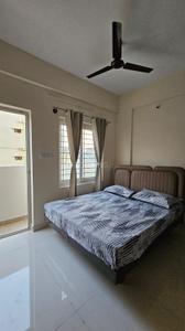 Bedroom Image of 1200 Sq.ft 1 BHK Apartment / Flat for rent in Indira Nagar Bengaluru for Rs. 30000
