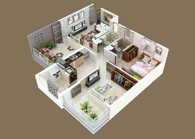 Image of 940 Sq.ft 2 BHK Apartment / Flat for sale in Metro Heights, Arti Town Colony, Nagpur for Rs. 2200000