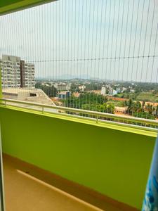 Balcony Image of 1498 Sq.ft 3 BHK Apartment / Flat for rent in Sattva Park Cubix Phase 1, Devanahalli Bengaluru for Rs. 32000