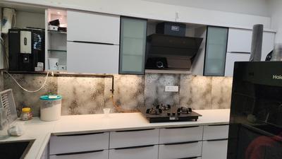Kitchen Image of 1600 Sq.ft 2.5 BHK Penthouse for rent in Sakar Elite Apex, Mahalakshmi Nagar Indore for Rs. 45000