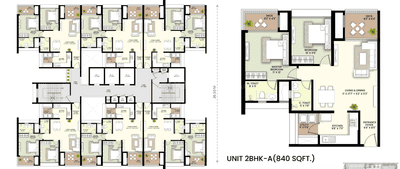 Image of 1215 Sq.ft 2 BHK Apartment / Flat for sale in Bavdhan, Pune for Rs. 10000000