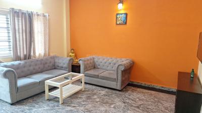 Living Room Image of 1050 Sq.ft 2 BHK Builder Floor for rent in Hulimavu Bengaluru for Rs. 28000