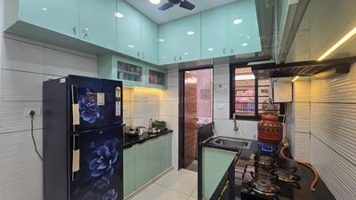 Kitchen Image of 910 Sq.ft 3 BHK Apartment / Flat for sale in Khodiyar Nagar Vadodara for Rs. 5400000