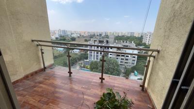 Balcony Image of 600 Sq.ft 1 BHK Apartment / Flat for rent in Mainland Valencia, Wagholi Pune for Rs. 14000