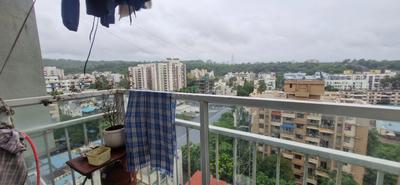 Balcony Image of 667 Sq.ft 1 BHK Apartment / Flat for sale in Hingne Khurd Pune for Rs. 5325000