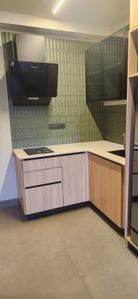 Kitchen Image of 500 Sq.ft 1 BHK Studio for rent in Cox Town Bengaluru for Rs. 45000