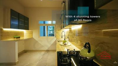 Kitchen Image of 1773 Sq.ft 3 BHK Apartment / Flat for sale in Sattva Songbird by Sattva Group, Budigere Cross Bengaluru for Rs. 25500000