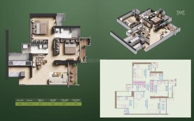 Image of 1100 Sq.ft 3 BHK Apartment / Flat for sale in Squarefeet Avatara Phase 1, Kasarvadavali, Thane for Rs. 11000000