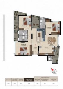 Image of 2330 Sq.ft 3 BHK Apartment / Flat for sale in Nungambakkam, Chennai for Rs. 69700000