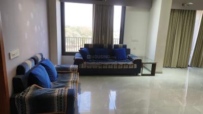 Living Room Image of 2750 Sq.ft 3 BHK Apartment / Flat for rent in Kaavyaratna Antriksh, Randesan Gandhinagar for Rs. 45000