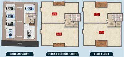 Image of 915 Sq.ft 2 BHK Apartment / Flat for sale in Pammal, Chennai for Rs. 6405000