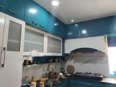 Kitchen Image of 1850 Sq.ft 3 BHK Apartment / Flat for sale in DLF New Town Heights, New Town Kolkata for Rs. 16800000