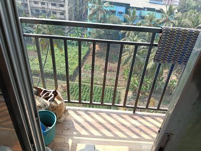 Balcony Image of 1070 Sq.ft 3 BHK Apartment / Flat for sale in Vasai West Vasai for Rs. 9500000