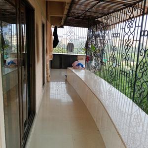 Balcony Image of 1008 Sq.ft 2 BHK Apartment / Flat for sale in Ulhasnagar Thane for Rs. 4900000