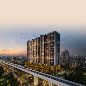 Image of 1005 Sq.ft 2 BHK Apartment / Flat for sale in Vardhaman Skysymphony, Wakad, Pune for Rs. 12000800