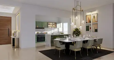 Kitchen Image of 2145 Sq.ft 3 BHK Apartment / Flat for sale in Brigade Insignia, Yelahanka Bengaluru for Rs. 34900000