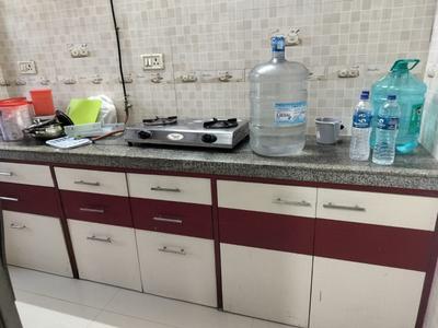 Kitchen Image of 652 Sq.ft 1 BHK Apartment / Flat for rent in Kopar Khairane Navi Mumbai for Rs. 30000