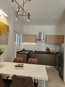Kitchen Image of 955 Sq.ft 2 BHK Apartment / Flat for sale in Adarsh Greens Phase 2, Kogilu Bengaluru for Rs. 9700000