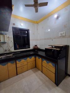 Kitchen Image of 650 Sq.ft 1 BHK Apartment / Flat for sale in Anand Vihar Complex, Kalwa Thane for Rs. 6500000