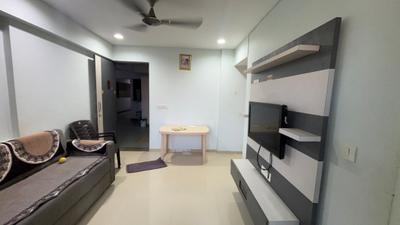 Living Room Image of 630 Sq.ft 1 BHK Apartment / Flat for sale in Savvy Studioz, Gota Ahmedabad for Rs. 4000000