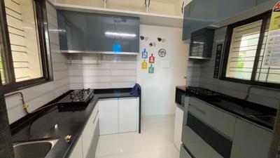 Kitchen Image of 1050 Sq.ft 2 BHK Apartment / Flat for rent in Suyog Space, Wakad Pune for Rs. 40000