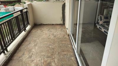 Balcony Image of 1738 Sq.ft 3 BHK Apartment / Flat for rent in Green Valley Residencia, Gazipur Zirakpur for Rs. 35000