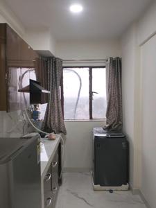 Kitchen Image of 370 Sq.ft 1 RK Apartment / Flat for rent in DLF Capital Greens Phase 1 And 2, Karampura New Delhi for Rs. 23000