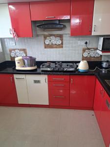 Kitchen Image of 1500 Sq.ft 3 BHK Apartment / Flat for rent in Navins Starwood Towers 3, Medavakkam Chennai for Rs. 48000