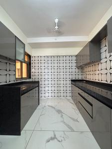 Kitchen Image of 550 Sq.ft 1 BHK Apartment / Flat for rent in Omkar BKC Crossing Phase 2, Kurla West Mumbai for Rs. 65000