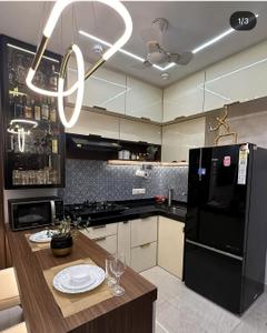 Kitchen Image of 502 Sq.ft 2 BHK Apartment / Flat for sale in Crown Lodha Quality Home Tower 2, Thane West Thane for Rs. 12500000