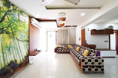 Hall Image of 1890 Sq.ft 3 BHK Apartment / Flat for sale in Popular Paradise, Gota Ahmedabad for Rs. 11600000