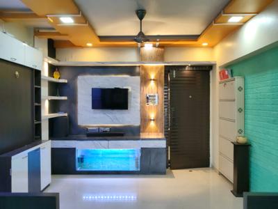 Living Room Image of 910 Sq.ft 2 BHK Apartment / Flat for rent in Kasarvadavali Thane for Rs. 28000